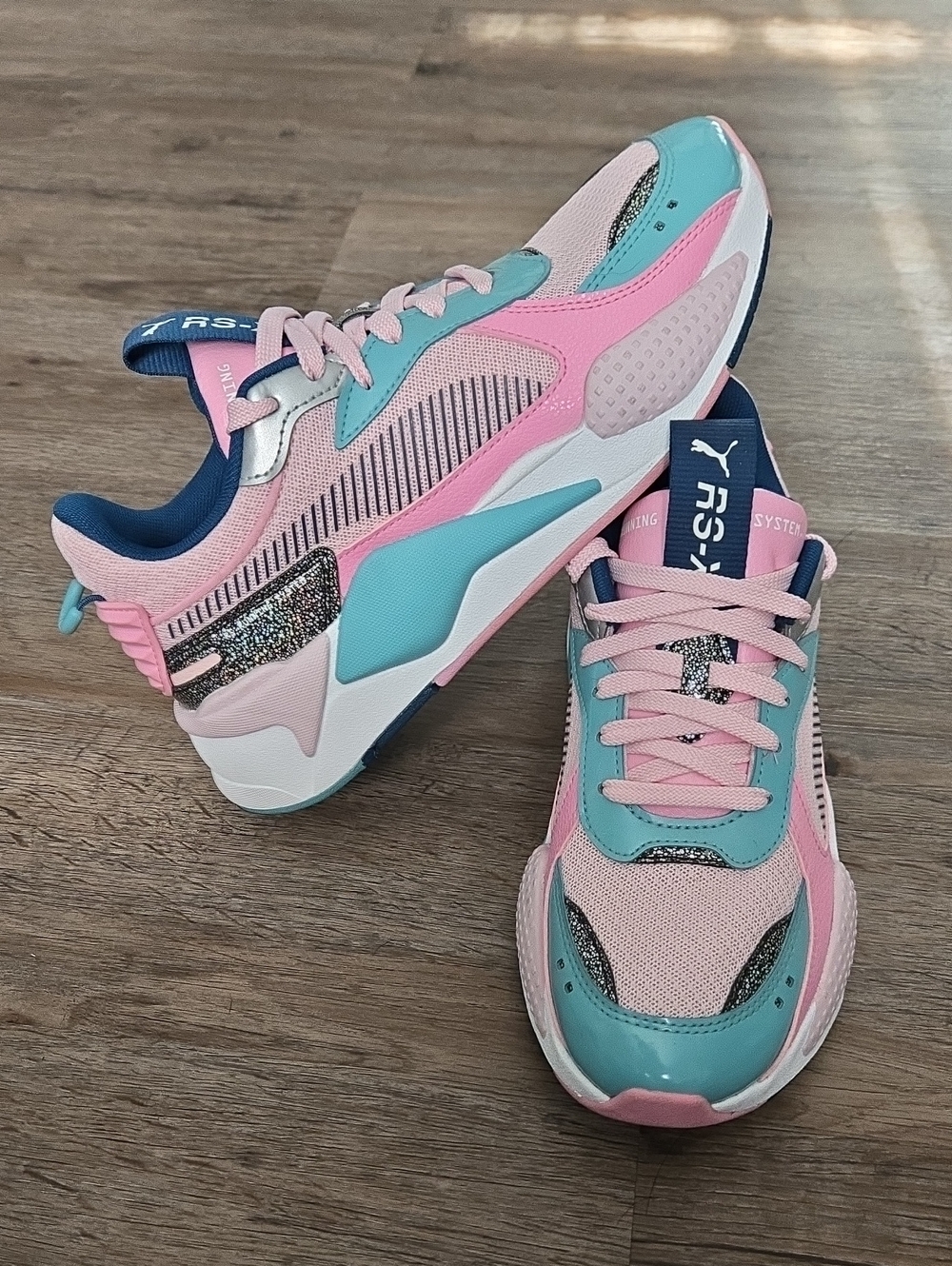 Puma Puma RS-X Aurora Pink And Teal
